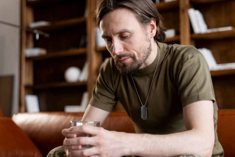 Woman addicted to opioids