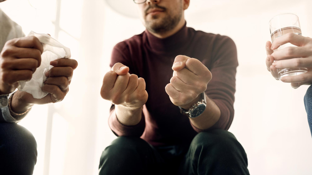 Woman addicted to opioids